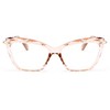 FEISEDY Crystal Cat Eye Reading Glasses Blue Light Blocking Reader