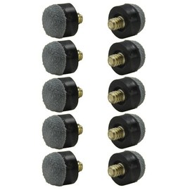 Billiard Evolution Screw-On Tips for Pool Cues - 12mm - Soft