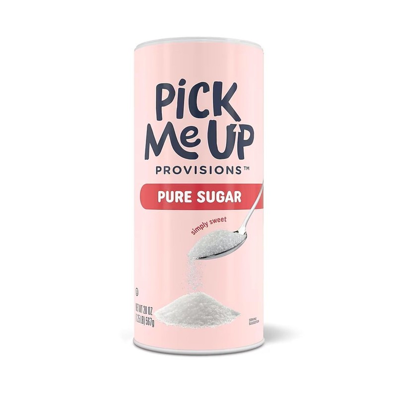 Pick Me Up Provisions 100% Pure Cane Sugar, Easy Pour
