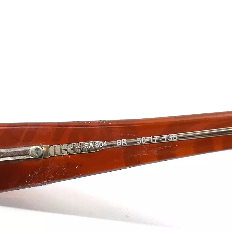 Salsa SA804 BR Brown Rectangular Eyeglasses Plastic metal Frames 50[]17