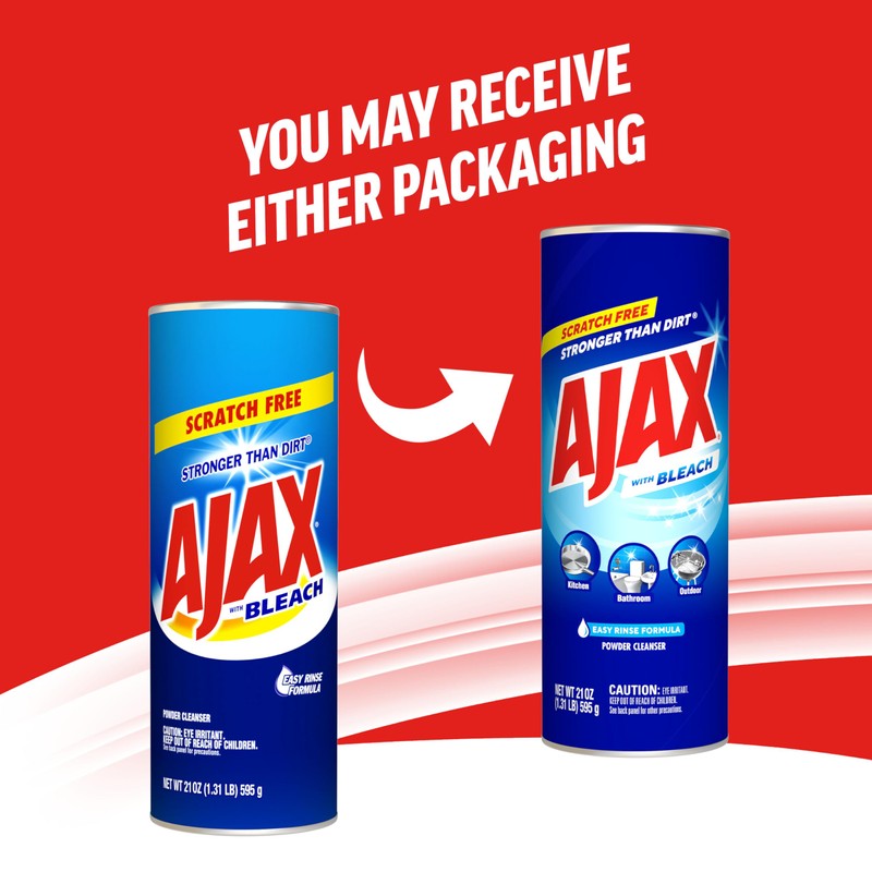 Ajax Ajax Powder Cleanser with Bleach - 21 ounce (Pack