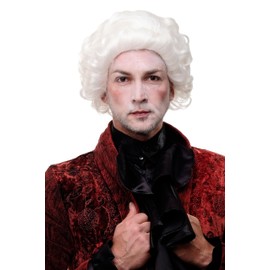 Wig Me Up – High Quality Antique Renaissance Man White Baroque Wig Curls Wig H9033 1001