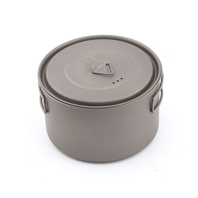 TOAKS Outdoor Camping Titanium Cup 700ml Ultralight Titanium Pot with
