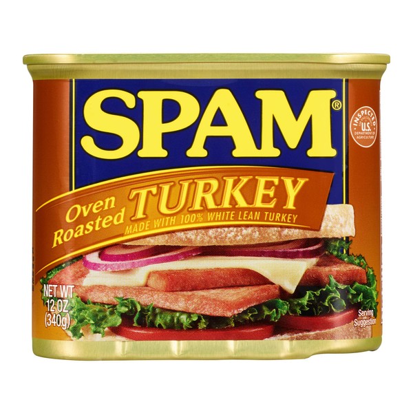 Spam Oven Roasted Turkey, 12 Ounce Can (Pack of 6)