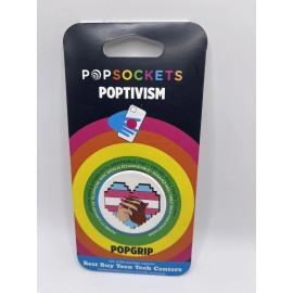 Universal PopSocket - Pride Month Poptivism PopGrip - 8-Bit Trans Celebration (New In Box)