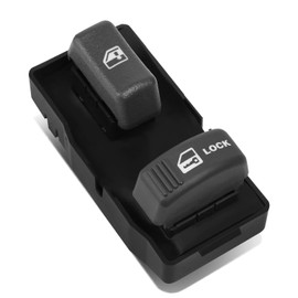 DNA Motoring WSW-072 Master Power Window Switch Compatible with 95-04 C/K Blazer Sonoma Yukon Bravada Fits Front Passenger Seat with Power Windows Only, Matte