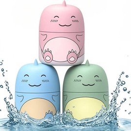 [3PCS]Toilet Bowl Cleaner Bottle, CuteDinosaur-Shaped Bathroom Toilet TankCleaner with Ocean, Jasmine, and PeachScent:_3PCS
