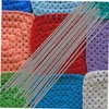 LIFKOME 20pcs Stainless Steel Blocking Pins for Crochet Mats Knitting