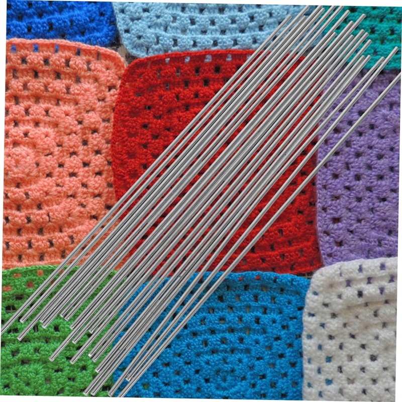 LIFKOME 20pcs Stainless Steel Blocking Pins for Crochet Mats Knitting