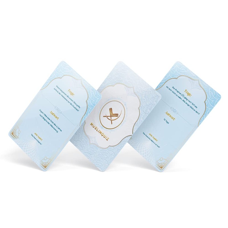 Islamic Game Quiz Cards Prophet Muhammed and Islam Gift Eid