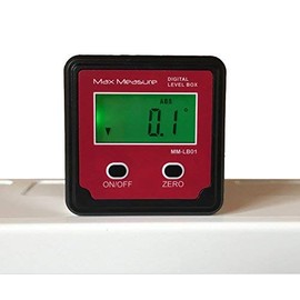 Digital Level Box with Backlight Angle Finder LCD Digital Angle Gauge Protractor Inclinometer Bevel Box for Helicopter Bevel Angle of Miter Saw Automobile Test and Repair