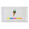'Double Scoop Ice Cream Cone' Sticky Note Ruler Pad (ST00038544)