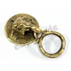 eSplanade Horse Rabbit Reindeer Elephant Brass Door Knockers Elephant Golden