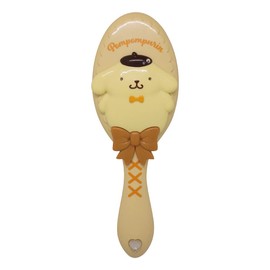 Sanrio Characters Pompompurin Die-Cut Hair Brush