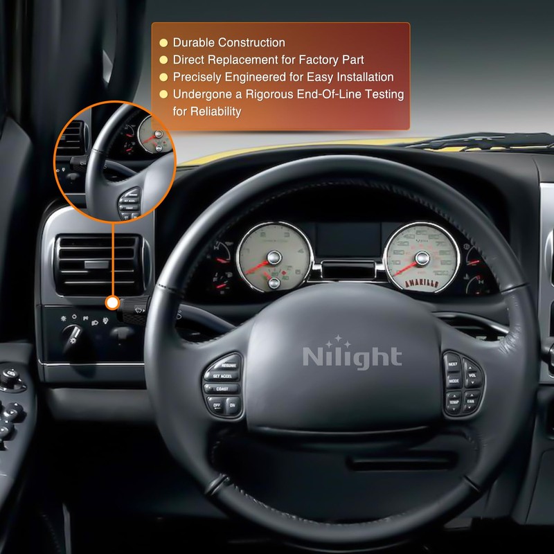 Nilight Turn Signal Switch Compatible with 1999 2000 2001 2002