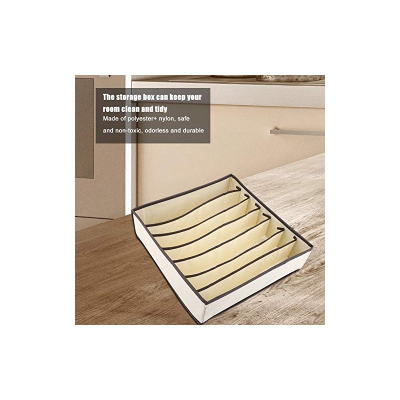 Ftvogue - Organizador divisor plegable para cajón, para brasieres, ropa