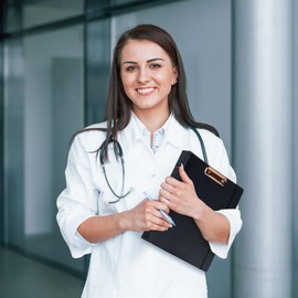 Eyrozill Professional Leather Binder Portfolio with Clipboard, Zipper Pouch, 5 Sheets Plastic Dividers，Leather 3 Ring Binder 8.5 x 11, 1-inch Round Rings, Professional Binder Organizer, Black