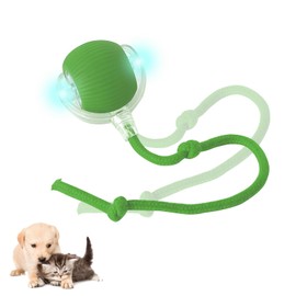 JIMACRO Interaktives Katzenspielzeug, aktives Rollen mit Schwanz, intelligentes interaktives Haustierspielzeug für Hunde und Katzen