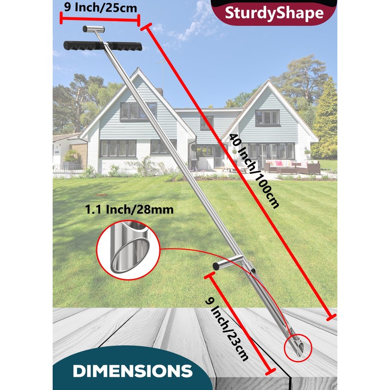 SturdyShape Soil Probe Sampler Kit (40 Inch)