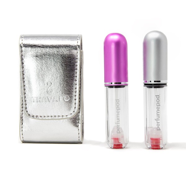 Travalo Pod Pure Perfume Atomizer Duo w/Pouch | Genie-S Refill