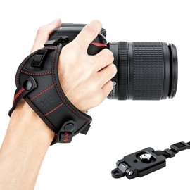 Widen DSLR Camera Wrist Hand Strap Grip with Quick Release Tripod Plate for Canon EOS R8 R5 R6 Mark II R10 R7 R3 R5C R6 R RP 90D 80D 4000D Rebel T7 T8i T7i T6i 5D Mark IV III 7D 6D Mark II Sony A7R V