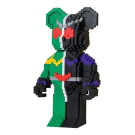 Mask Bear - Juego de bloques de construcción, color negro y verde, 4570 piezas, conjunto de exhibición de colección para adultos