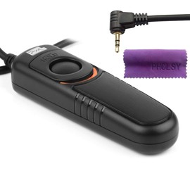 Pixel RC201/E3 Camera Remote Shutter Release Compatible with Canon EOS R R6 RP 90D 250D 200D Compatible with Olympus EM1X EM1-III EM5-III Compatible with Fuji XT3 XT4 XT30 such as RS-60E3