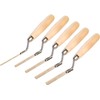 5 x Stainless Steel Finger Pointing Trowel Set 6 8