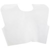 McKesson White Unisex Exam Cape, Front/Back Opening Without Closure, 100