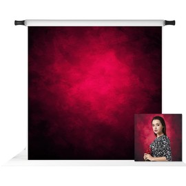 Kate 10x10ft Wine-Red Portrait Photography Backdrop Abstract Deep Red Background for Photography Shooting Studio Props