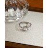 Watforsh Silver Star Celestial Crystal CZ Stone Y2k Stackable Adjustable