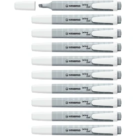 Highlighter - STABILO swing cool Pastel - Pack of 10 - Dusty Grey