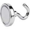 Sensei Pack of 4 Neodymium Magnets with Hooks, Diameter 32