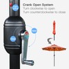 Sunnyglade 9' Solar LED Lighted Patio Umbrella with 8 Ribs/Tilt
