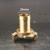 TOOLSTAR Brass Hose Connectors, DN26 Hose Tail Brass Geka Type