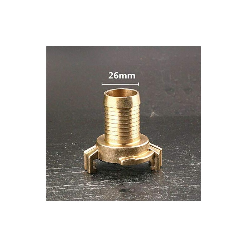TOOLSTAR Brass Hose Connectors, DN26 Hose Tail Brass Geka Type
