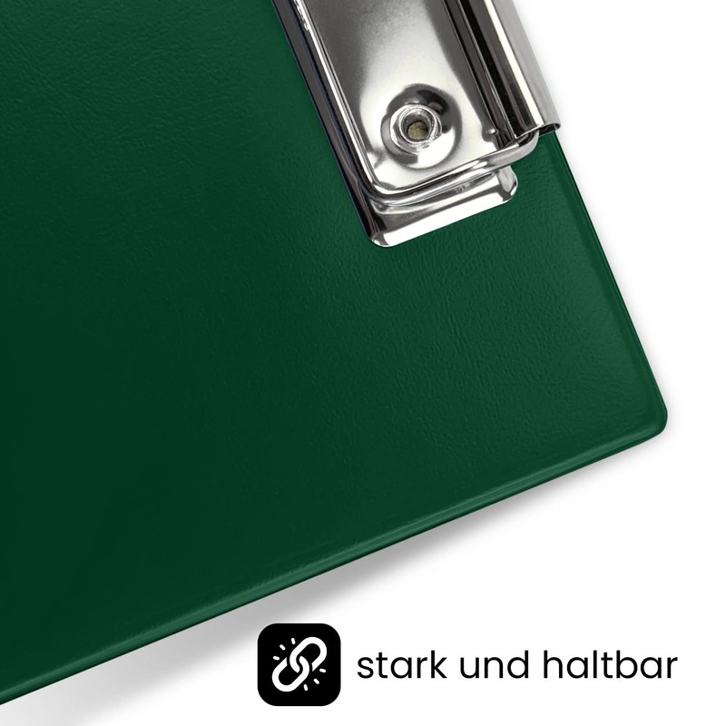 Netuno Clipboard A5 with Clip Dark Green Writing Board with