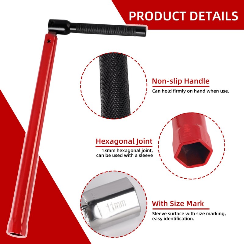 Kitnelw Basin Wrench Set Basin Wrench Tap Fitting Tool 8-12mm