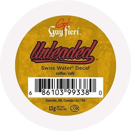 Guy Fieri Flavortown Roasts Unleaded Decaf Coffee, Single Serve Cups for Keurig K Cup Brewers, 24 Count