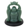 Emerald Money Buddha Statue with Ingot