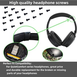 Headband Screws Replacement Bose QC35 QC45 QC25 Headband Screws Kit - Fix Loose Broken Headphones, 20-Pack with Tools