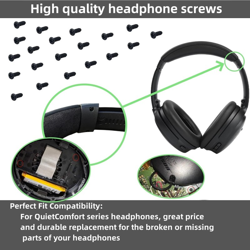 Headband Screws Replacement Bose QC35 QC45 QC25 Headband Screws Kit