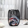 Bud Mesh Pop up Laundry Hamper with Portable Handles, Collapsible