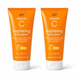Bōots | Vitamin C - Brightening Body Serum | With Vitamin C & YUZU | For All Skin Types | 180mL Each [TWIN PACK]