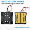 SDTC Tech 2-Pack 2 Slot D Cell Battery Holder 3V