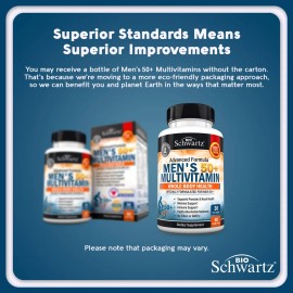 Bioschwartz Multivitamínico Hombres 50+ 60 Unidades