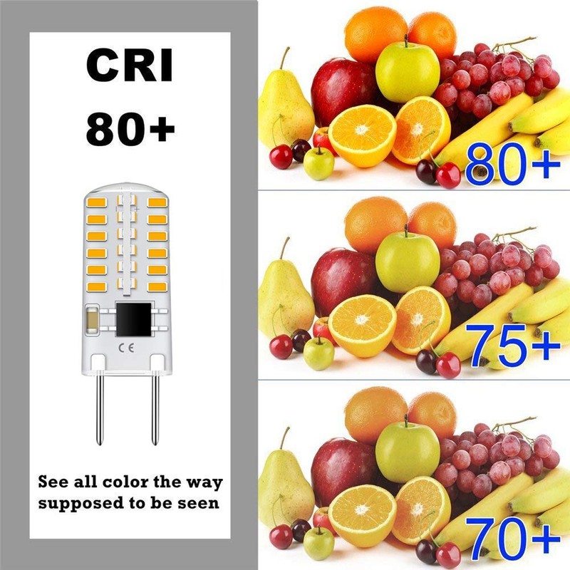 G8 LED Bulb Dimmable 3W Warm White 3000K T4 Bi-Pin