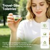 Toothpaste Tablets with Hydroxyapatite&Xylitol,Fluoride Free ChewableToothpaste,Plastic Free Travel Size Toiletries,Travel
