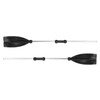 125cm/49.2in Detachable Afloat Oars Aluminum Alloy Paddles Dual End Portable