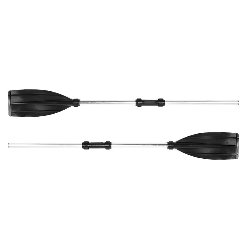 125cm/49.2in Detachable Afloat Oars Aluminum Alloy Paddles Dual End Portable